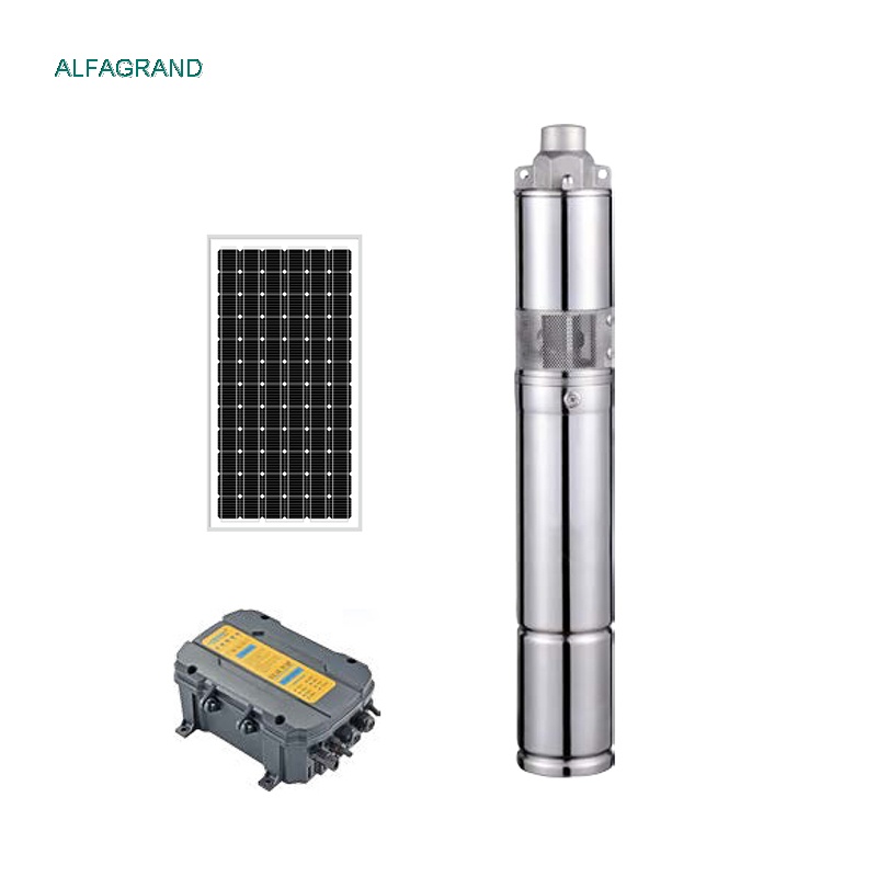3WSS DC Solar Screw Borehole Pump