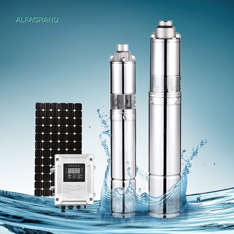 3WSS DC Solar Screw Borehole Pump